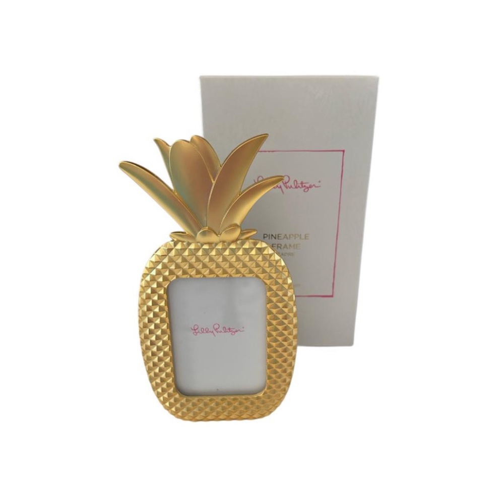 Lilly Pulitzer "Gold" Pineapple Frame